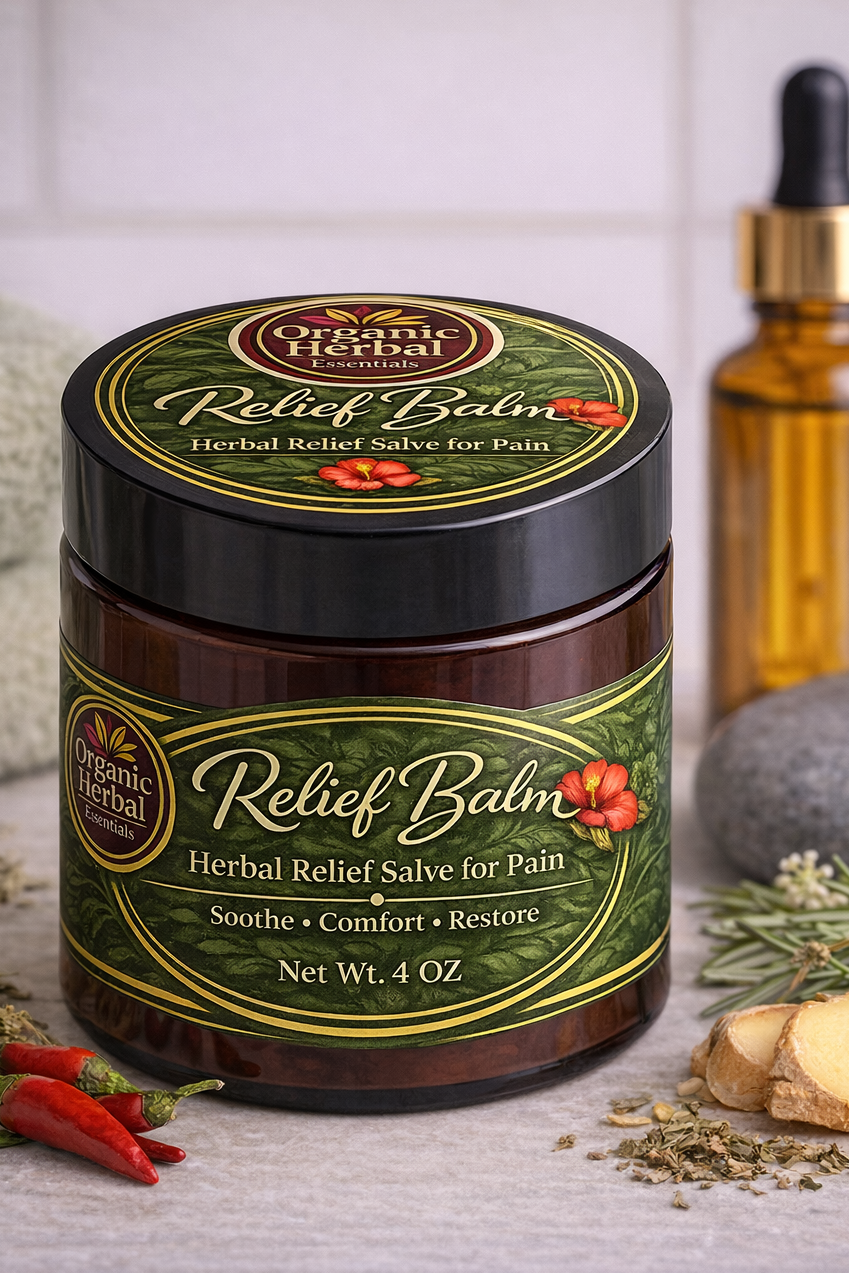 Relief Balm-Pain Relief Botanical Salve (4oz)